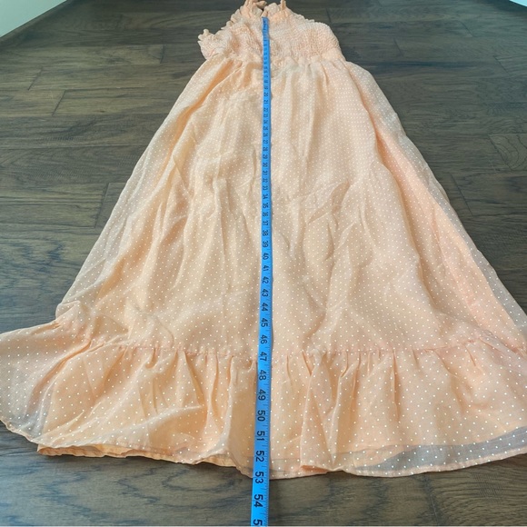 True Vintage Peach Maxi Dress - Picture 2 of 6